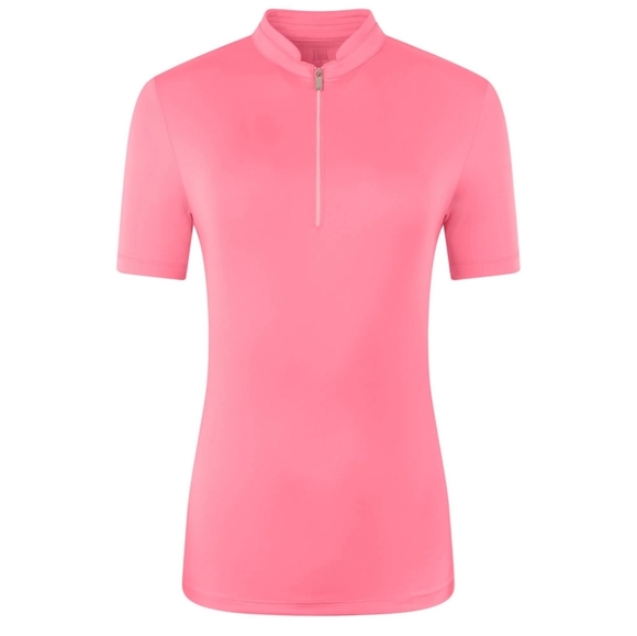 TAIL JO LADIES GOLF POLO SHIRT PINK GRAPFRUIT - Picture 1 of 5